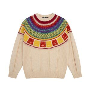 ACne Studios Cream Crew neck sweater